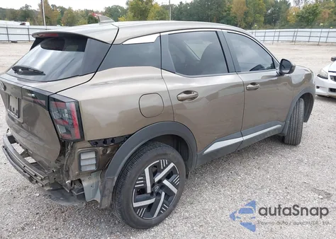2025 Nissan Kicks Sv Fwd from USA, damaged, VIN 3N8AP6CA2SL309275